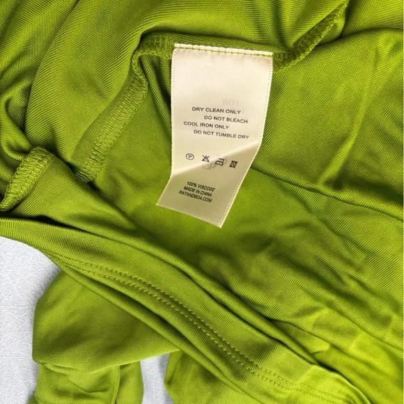 🆕 RAT & BOA 🧿 NWOT Octavia Long Sleeve Column Maxi Dress, Green - Sz M US 6 - Picture 17 of 17